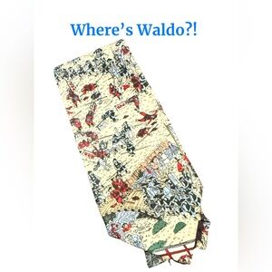 Silk Tie Where’s Waldo Imported Novelty